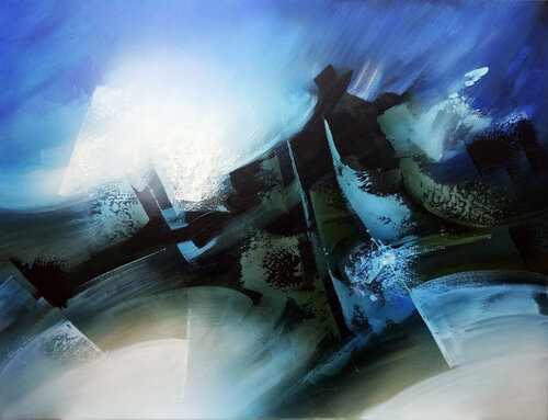 "Composition 567" ( Abstraction lyrique ) Alain Brunet "Tenurb-Géneau"