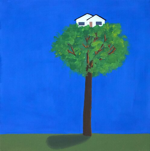 Tree House by bumpy wilson, Painting for Sale on Singulart