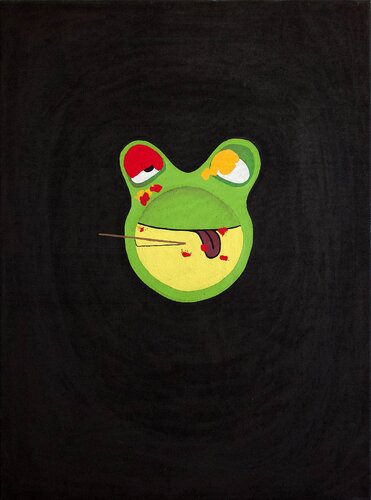 Happy Plate by bumpy wilson, Painting for Sale on Singulart