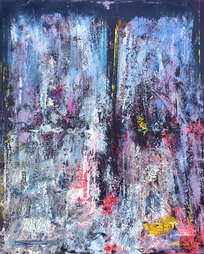 EXTRA LARGE PAINTING 235X190 - ERIK SATIE - GNOSSIENNEN N0 1- by Veljko Martinovic, Painting for Sale on Singulart