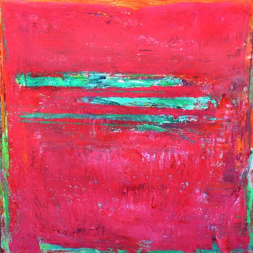 -Three green ones- von Veljko Martinovic, Malerei kaufen auf Singulart