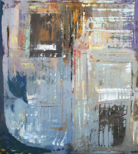 Large abstract 200x180 Haze (2015) van Veljko Martinovic, Schilderij te koop op Singulart