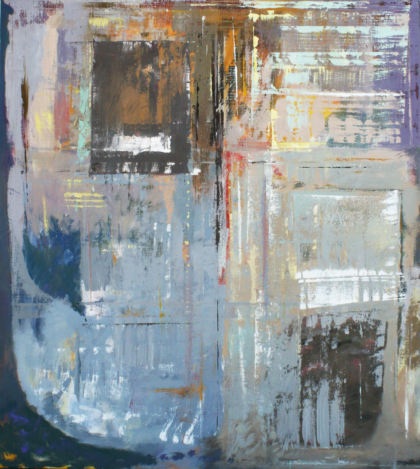 Large abstract 200x180 Haze (2015) Veljko Martinovic