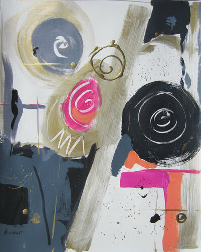 Balancing Act van Joyce Fournier, Werk op papier te koop op Singulart