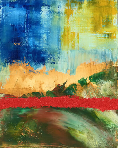 Golden hour van Javier Santana, Schilderij te koop op Singulart
