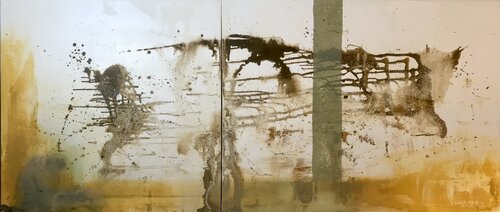 Difícil equilibrio par Javier Santana, Peinture en vente sur Singulart