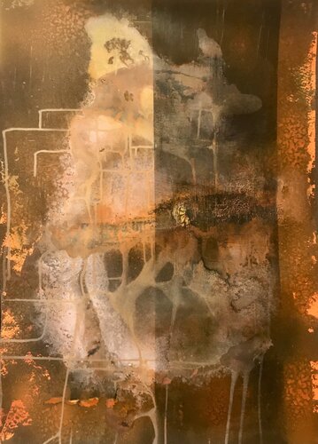 Donde todo encaja van Javier Santana, Schilderij te koop op Singulart