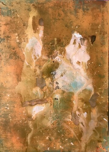 Interior Turquesa by Javier Santana, 油畫 for Sale on Singulart