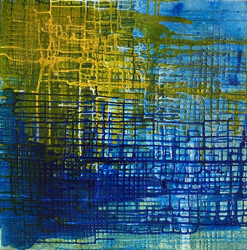 Ciudad saliendo de río von Javier Santana, Malerei kaufen auf Singulart