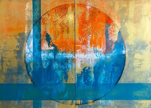 Eudaimonía di Javier Santana, Pittura in vendita su Singulart