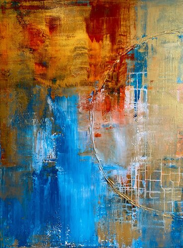 Eudaimonía - El reto par Javier Santana, Peinture en vente sur Singulart