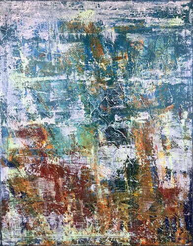 City on fire van Javier Santana, Schilderij te koop op Singulart