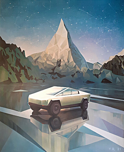 GEOMETRY OF SPACE von Tatiana Rezvaya, Malerei kaufen auf Singulart