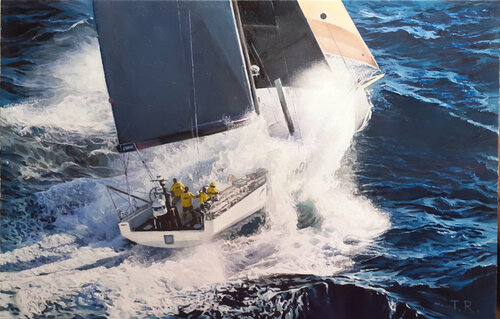 ACROSS AN OCEAN von Tatiana Rezvaya, Malerei kaufen auf Singulart