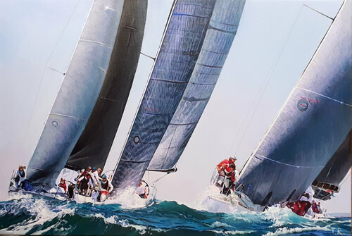 KEEPING SAILS FULL von Tatiana Rezvaya, Malerei kaufen auf Singulart