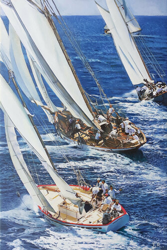 FLYING DOWNWIND von Tatiana Rezvaya, Malerei kaufen auf Singulart