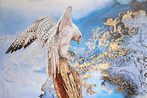 A FALCON von Tatiana Rezvaya, Malerei kaufen auf Singulart