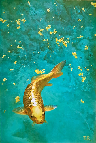 A GOLDFISH von Tatiana Rezvaya, Malerei kaufen auf Singulart