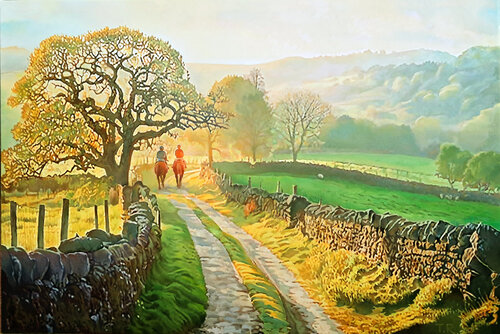 AUTUMN IDYLL von Tatiana Rezvaya, Malerei kaufen auf Singulart