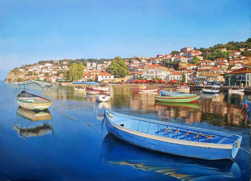 SUN-KISSED ADRIATIC von Tatiana Rezvaya, Malerei kaufen auf Singulart