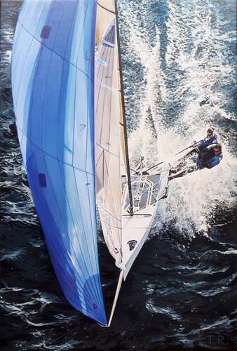 WINGED SAILS von Tatiana Rezvaya, Malerei kaufen auf Singulart
