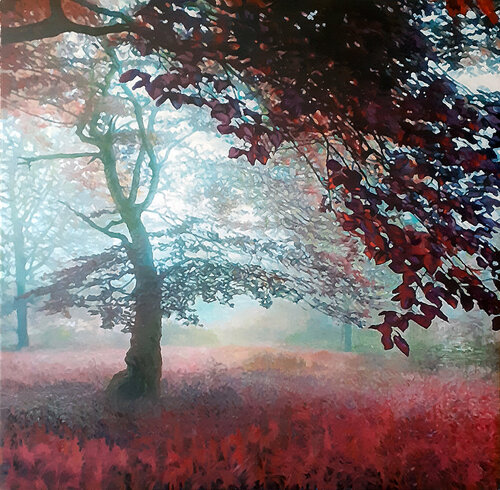 AUTUMN TREES von Tatiana Rezvaya, Malerei kaufen auf Singulart