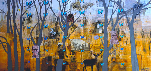 When the trees were tall de Natalia Kazirelova, Otros medios a la venta en Singulart