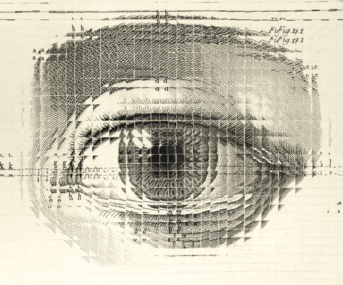 Fractured Sight van Natalia Kazirelova, Werk op papier te koop op Singulart
