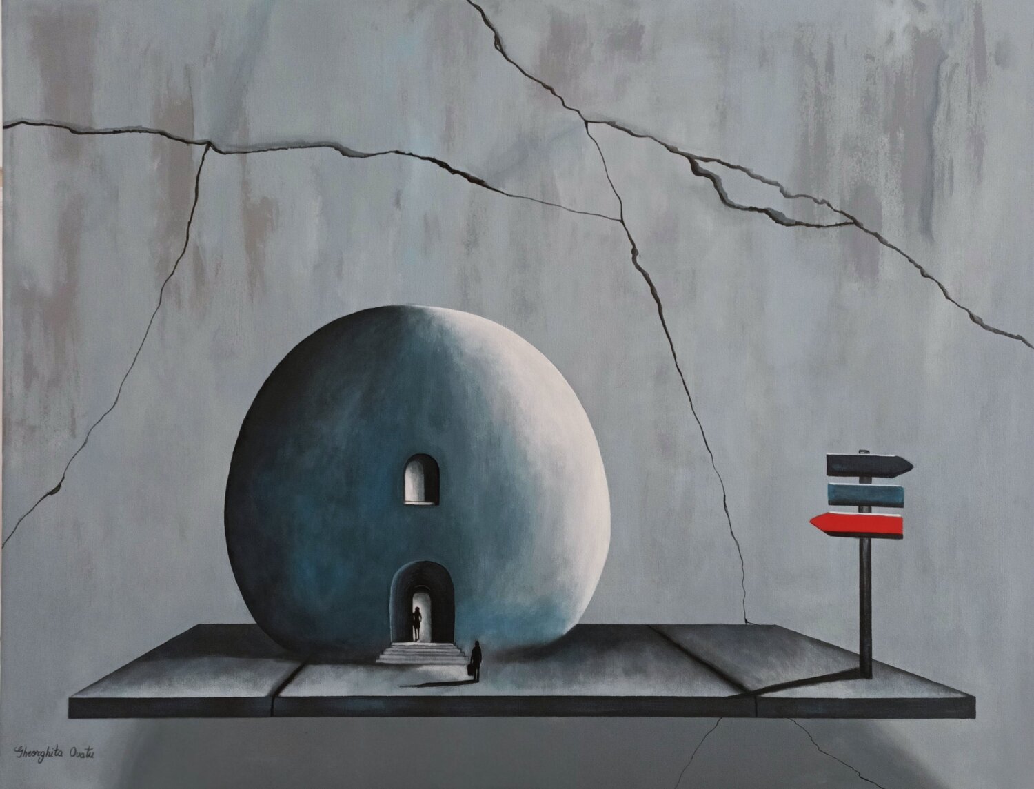 La casa dell'anima by Ouatu (2021) Painting Acrylic on