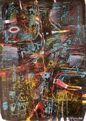 Man with a heart-IV von Stanislav Bojankov, Werk auf Papier kaufen auf Singulart