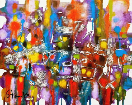 Just rainy-LXXXIX von Stanislav Bojankov, Malerei kaufen auf Singulart