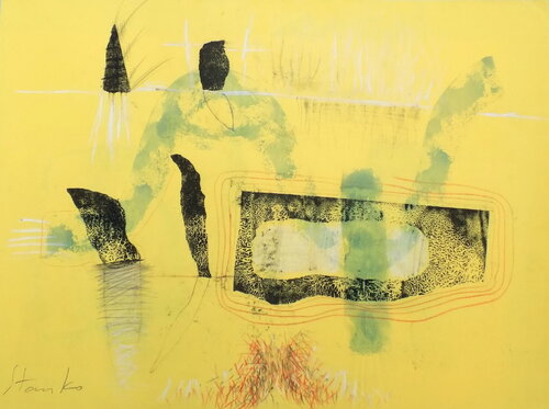 Abstract landscape-II von Stanislav Bojankov, Zeichnungen kaufen auf Singulart