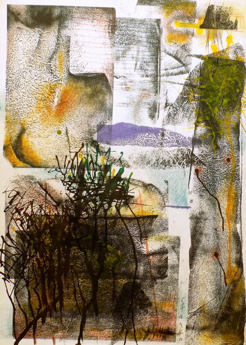 Abstract landscape-VII par Stanislav Bojankov, Dessin en vente sur Singulart