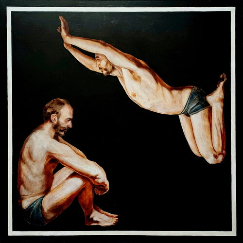 Double portrait-II (The Pollock-Krasner Foundation Grant,New York,2003) Stanislav Bojankov