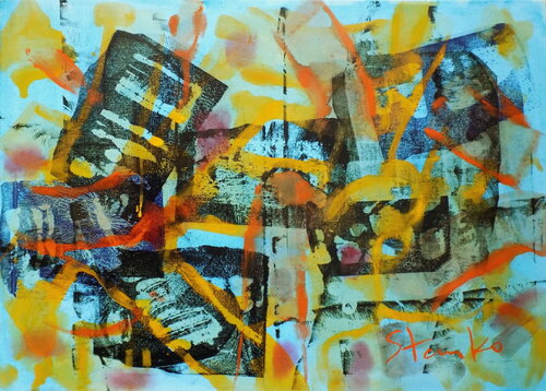 Emotional fragments-II von Stanislav Bojankov, Malerei kaufen auf Singulart