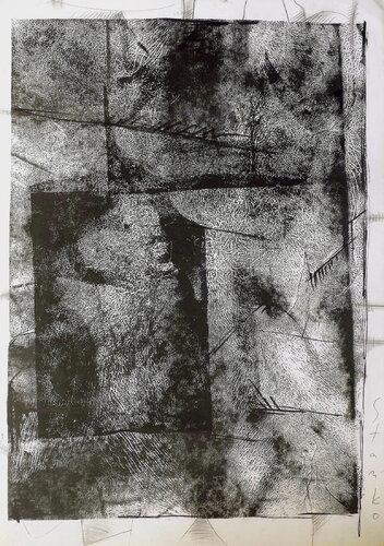 Monument-VII (The Pollock-Krasner Foundation Grant,2007,New York) de Stanislav Bojankov, Dibujo a la venta en Singulart