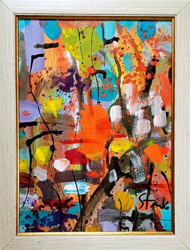 Summer jazz-VIII by Stanislav Bojankov, Painting for Sale on Singulart