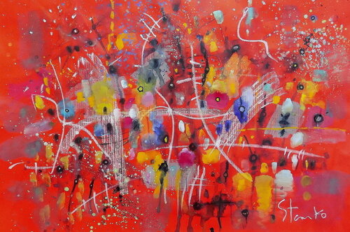 Landscaping on Jazz-XXVIII ( Billie Holiday) von Stanislav Bojankov, Malerei kaufen auf Singulart