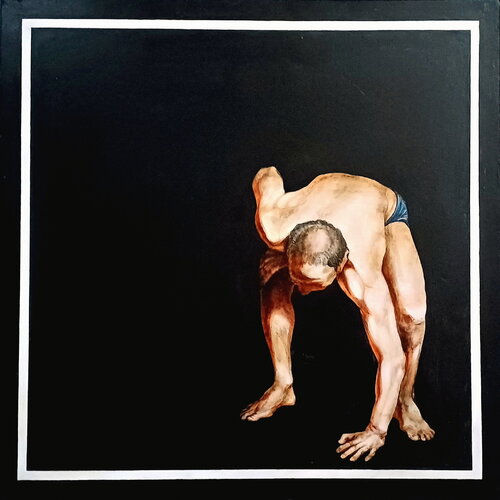 Portrait-I(The Pollock-Krasner Foundation Grant,New York,2003) van Stanislav Bojankov, Schilderij te koop op Singulart