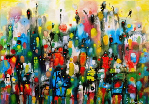 Just rainy-LXXXV von Stanislav Bojankov, Malerei kaufen auf Singulart