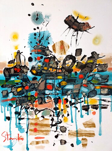 Abstract vision-II di Stanislav Bojankov, Pittura in vendita su Singulart