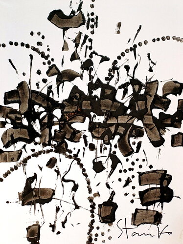 Winter abstraction-I von Stanislav Bojankov, Malerei kaufen auf Singulart