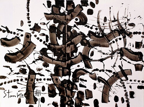 Winter abstraction-II von Stanislav Bojankov, Malerei kaufen auf Singulart