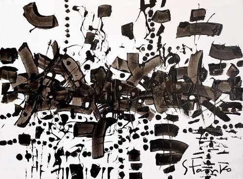Winter abstraction-III von Stanislav Bojankov, Malerei kaufen auf Singulart