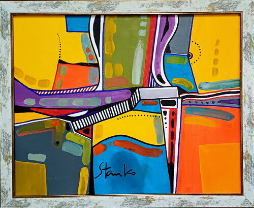 Imagination play-VII van Stanislav Bojankov, Schilderij te koop op Singulart