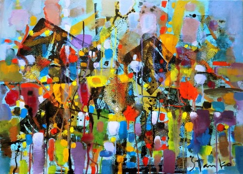 Jazzy mood-LXXXI von Stanislav Bojankov, Malerei kaufen auf Singulart