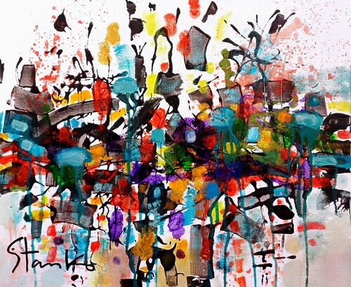 Abstract vision-VI di Stanislav Bojankov, Pittura in vendita su Singulart