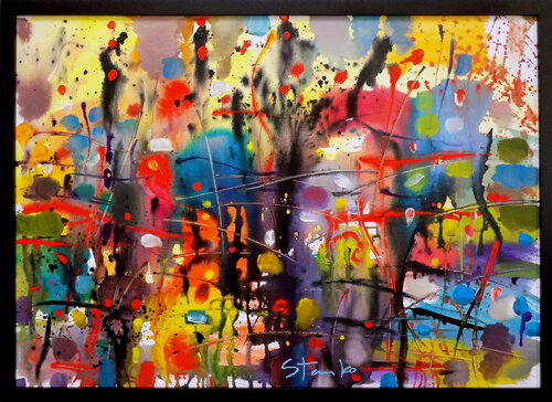 Just rainy-XCII van Stanislav Bojankov, Schilderij te koop op Singulart