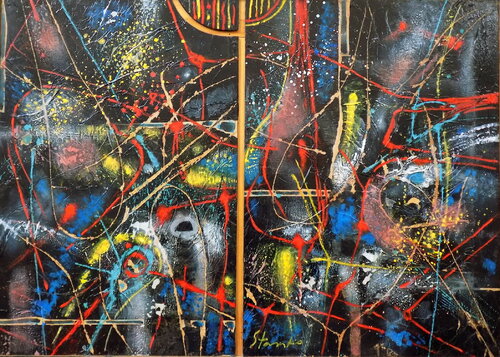 Jazzy mood (round midnight) von Stanislav Bojankov, Malerei kaufen auf Singulart