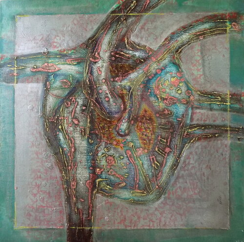 Heart-XXVI van Stanislav Bojankov, Schilderij te koop op Singulart